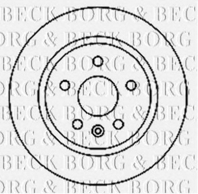 BORG & BECK bbd4798 -  Тормозной диск
